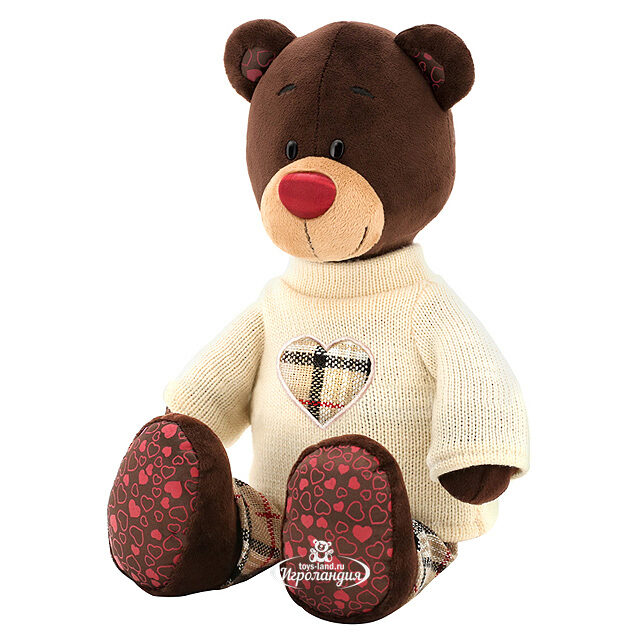 Мягкая игрушка Медведь Choco в свитере 30 см, Orange Choco&Milk купить ...