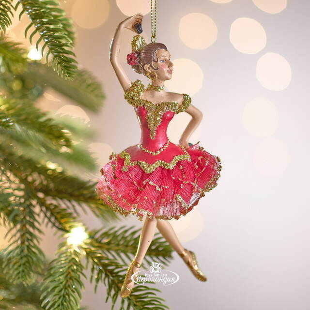 Елочное украшение Балерина Кармен 17 см, подвеска Kurts Adler (Куртс Адлер)
