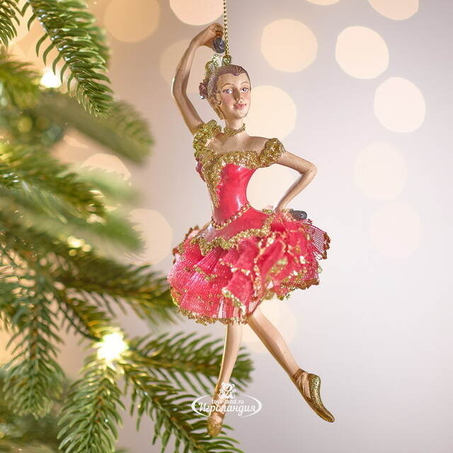 Елочное украшение Балерина Кармен 17 см, подвеска Kurts Adler (Куртс Адлер)