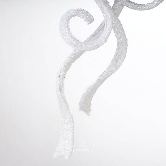 Елочная игрушка Бант Алиони 16*10*6 см белый, подвеска Koopman