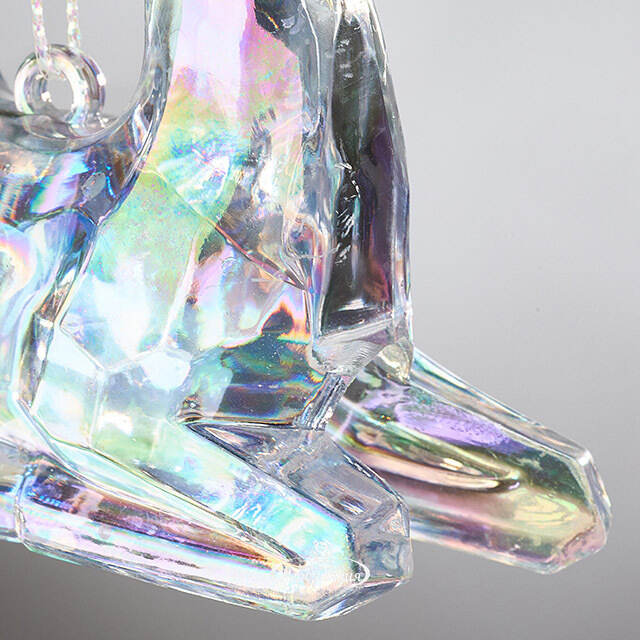 Елочная игрушка Олень Филидель 10 см с перламутровыми рогами, подвеска Koopman