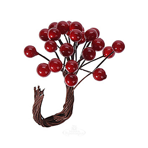 Декоративные ягоды Small Berries 12 см, 3 шт, подвеска Koopman