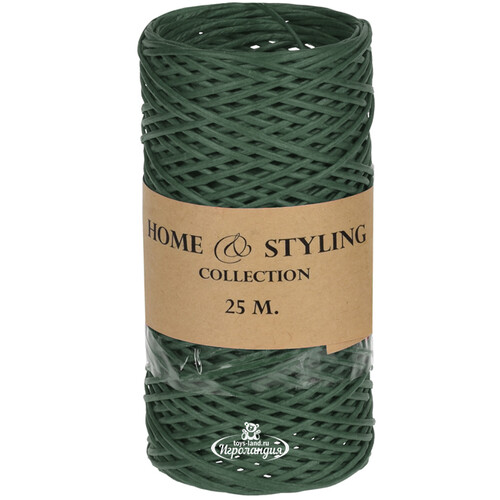 Декоративный шнур Classic 25 м армированный зеленый Koopman