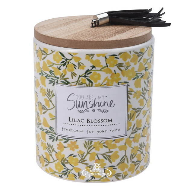 Ароматическая свеча в стакане Sunshine - Lilac Blossom 12*9 см Koopman