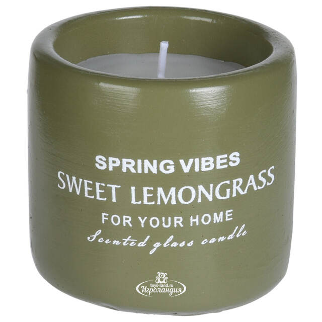Ароматическая свеча в стакане Relaxation - Лемонграсс 8 см Koopman