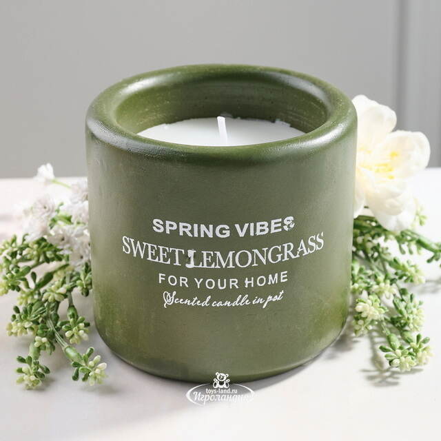 Ароматическая свеча в стакане Relaxation - Лемонграсс 8 см Koopman