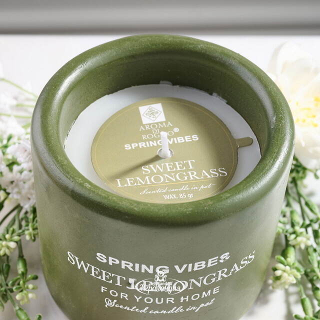 Ароматическая свеча в стакане Relaxation - Лемонграсс 8 см Koopman