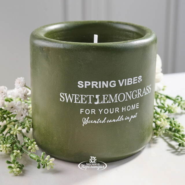 Ароматическая свеча в стакане Relaxation - Лемонграсс 8 см Koopman