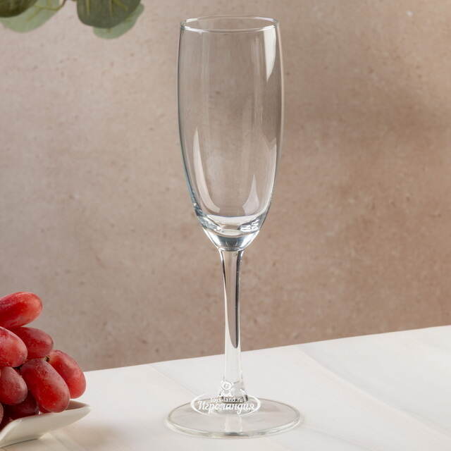 Набор бокалов для шампанского Moscato 4 шт, 180 мл, стекло Koopman