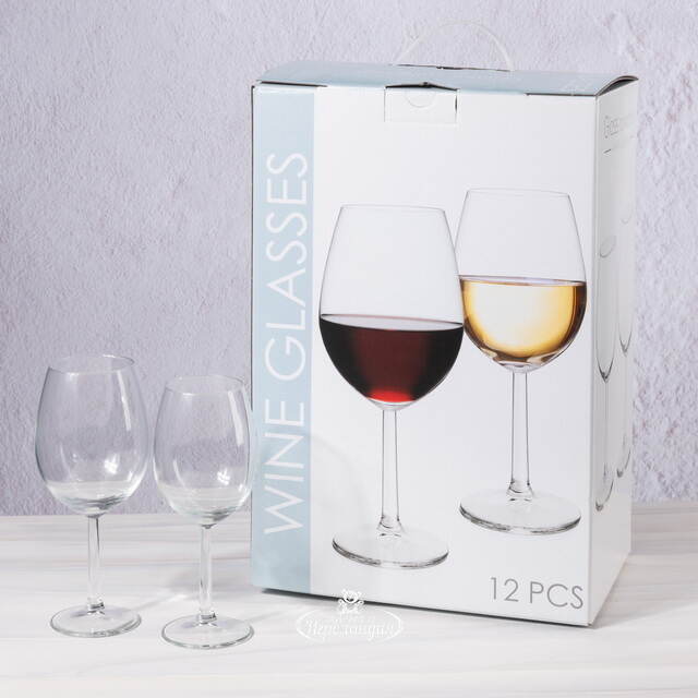 Набор бокалов для белого и красного вина Moscato, 12 шт Koopman