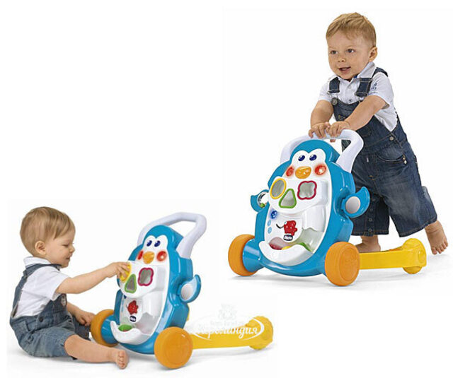 Игровой центр-ходунки 2 в 1-ом "Пингвин" Chicco