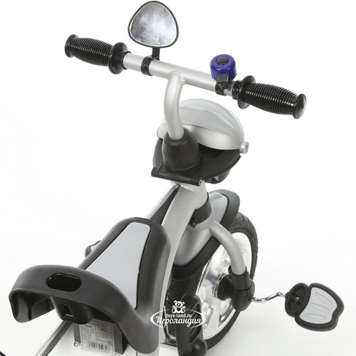 Трехколесный велосипед-трансформер "Black Aqua CHIC-5" с ручкой и тентом, голубой Black Aqua