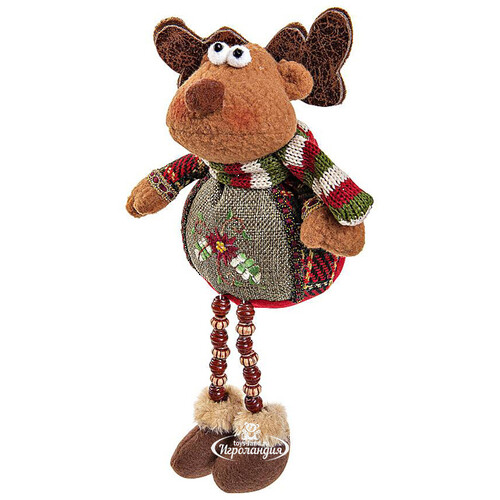 Мягкая игрушка Шотландское Рождество - Олень сидячий 23 см Mister Christmas