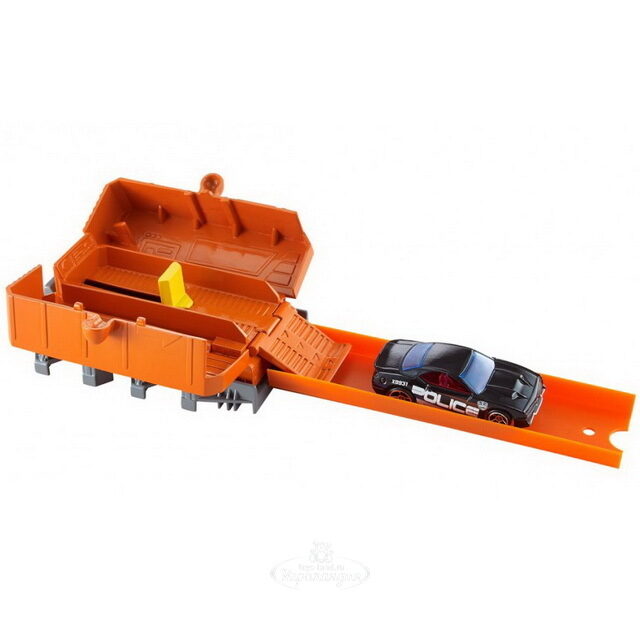Игровой набор Грузовой вертолет с контейнером и машинкой (Hot Wheels) Mattel