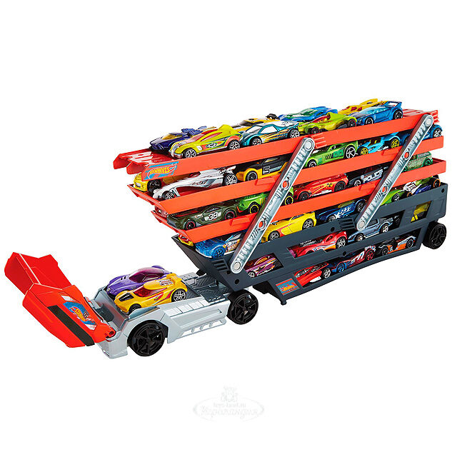 Автовоз Hot Wheels на 50 машинок 45*19*9 см Mattel