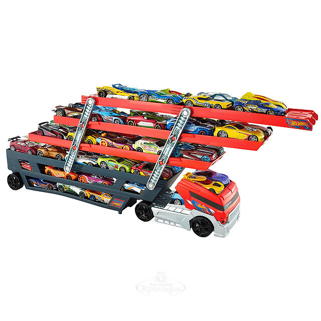 Автовоз Hot Wheels на 50 машинок 45*19*9 см Mattel