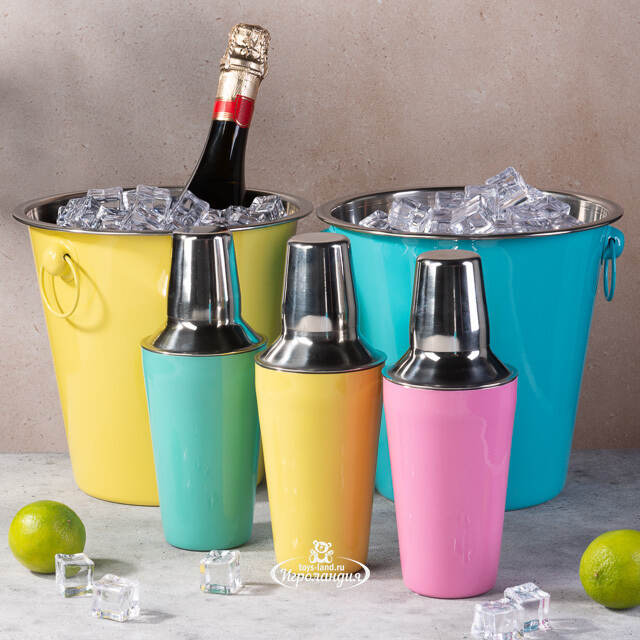 Ведро для шампанского Фанданго 20*20 см, желтое Koopman