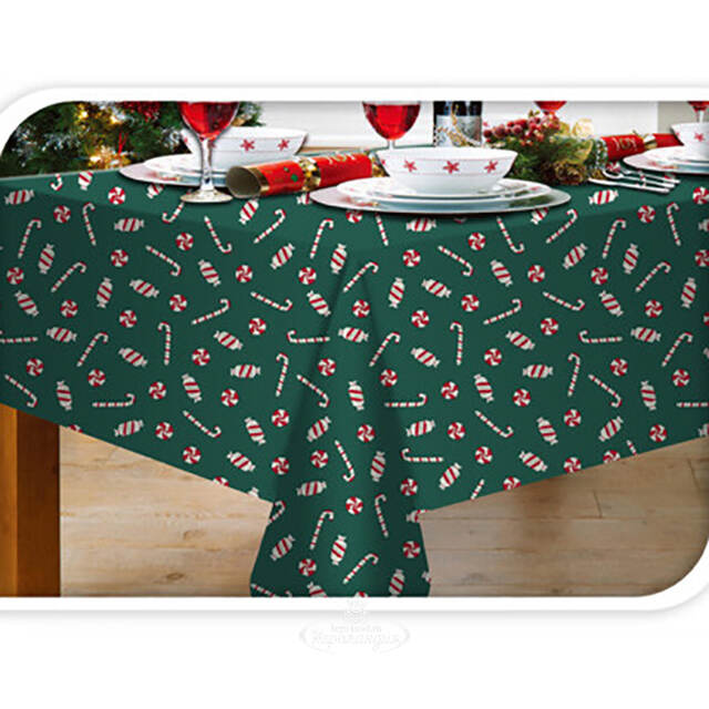 Новогодняя скатерть Рождественские сласти 180*130 см Koopman