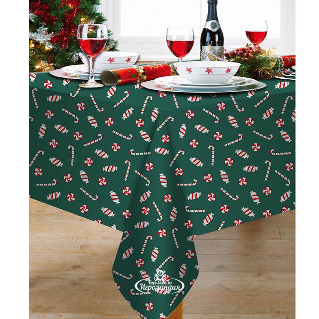 Новогодняя скатерть Рождественские сласти 180*130 см Koopman