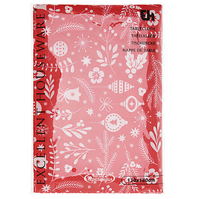 Новогодняя скатерть Рождественские мотивы 180*130 см Koopman