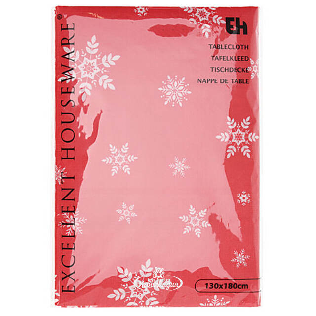 Новогодняя скатерть Рождественские Снежинки 180*130 см Koopman