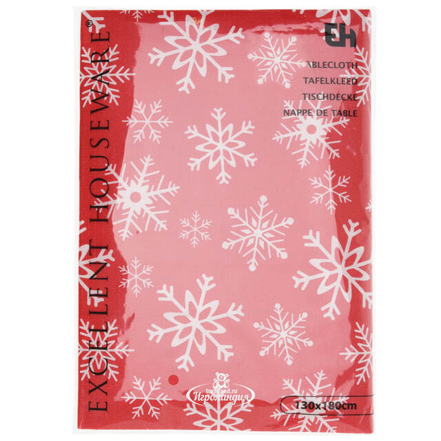 Новогодняя скатерть Снежное утро 180*130 см Koopman