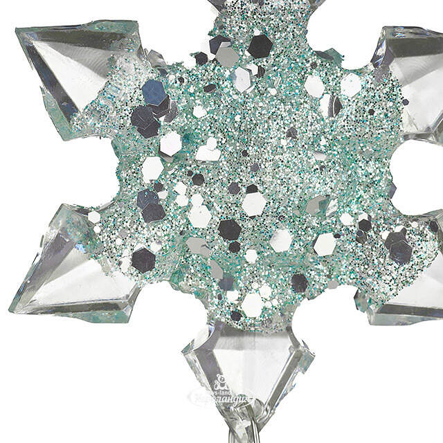 Набор елочных игрушек Снежинки Blumendorfo 21 см голубые, 3 шт, подвеска Kurts Adler