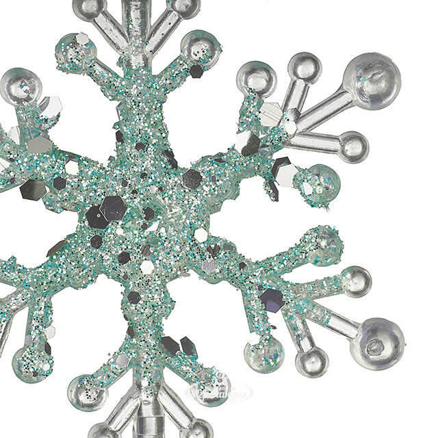 Набор елочных игрушек Снежинки Blumendorfo 21 см голубые, 3 шт, подвеска Kurts Adler