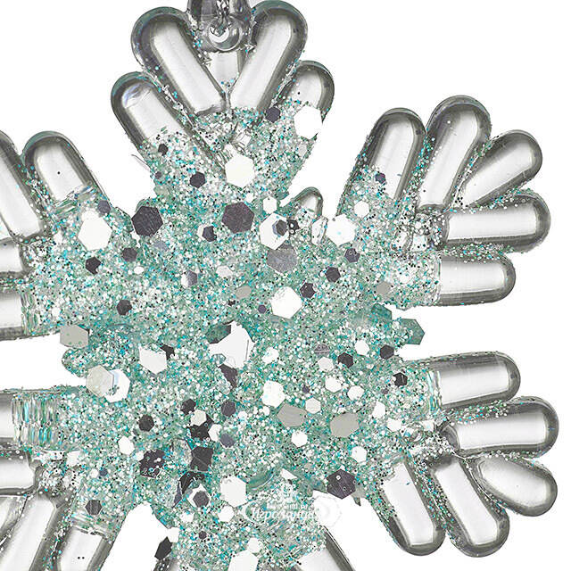 Набор елочных игрушек Снежинки Blumendorfo 21 см голубые, 3 шт, подвеска Kurts Adler