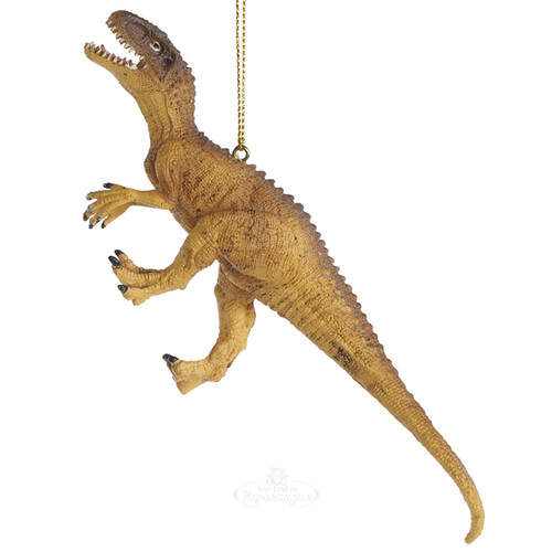 Елочная игрушка Динозавр Тициан: Mesozoico 14 см, подвеска Kurts Adler