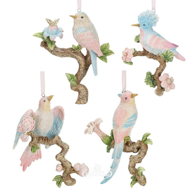 Елочная игрушка Радужная Птичка - Ciels de Nacre 13 см Goodwill (Гудвилл)