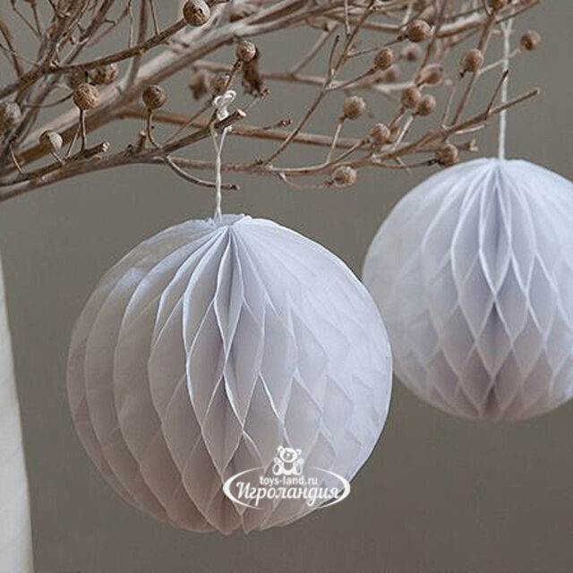 Бумажный шар 35 см белый Koopman (Купман)