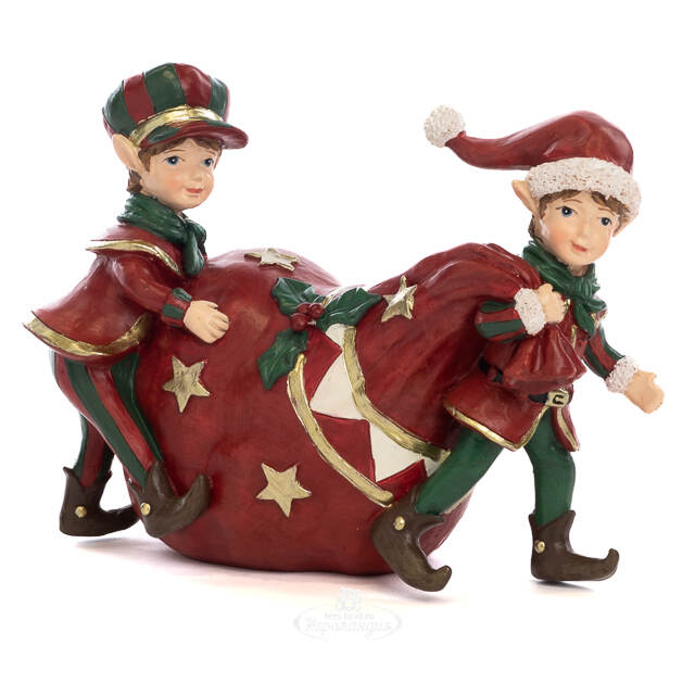 Новогодняя фигурка Эльфы Келлен - Помощники Санты 16 см Goodwill
