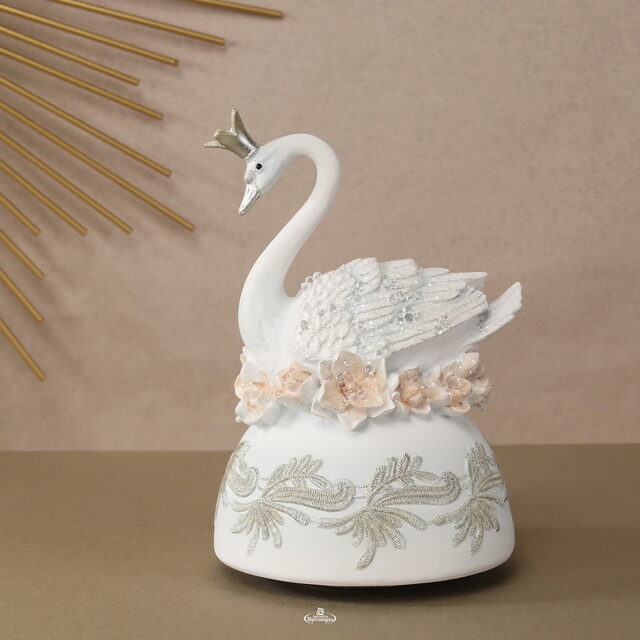 Декоративня фигурка Лебедь: Swan Lake 15 см, с музыкой и движением Goodwill