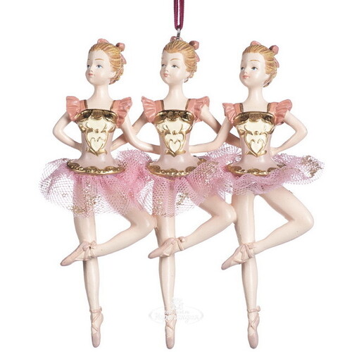 Елочная игрушка Маленькие балерины - La Danse 14 см, подвеска Goodwill