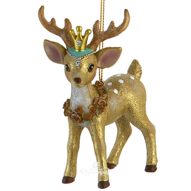 Елочная игрушка Олененок Принц Бамби - Enchanted Forest 10 см Kurts Adler