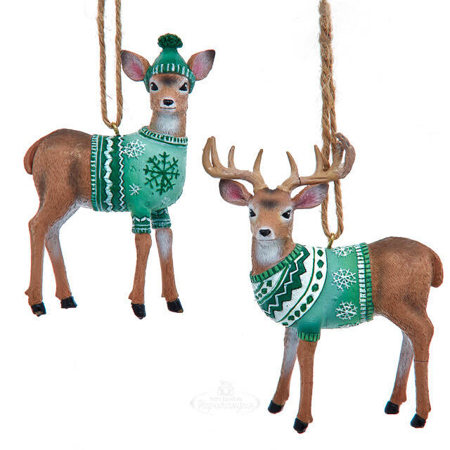 Елочная игрушка Олень Эридан из Сумеречной Лощины 9 см Kurts Adler