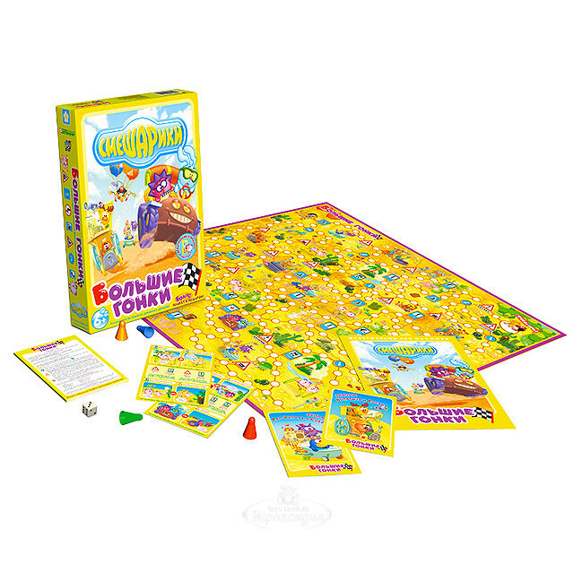 Настольная игра Большие гонки 1TOY