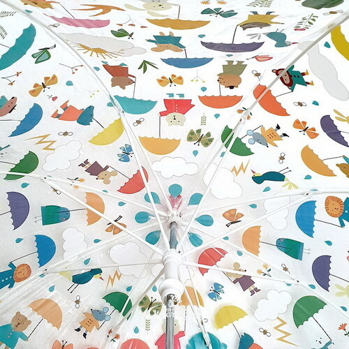 Детский зонтик Под дождём 68 см Djeco
