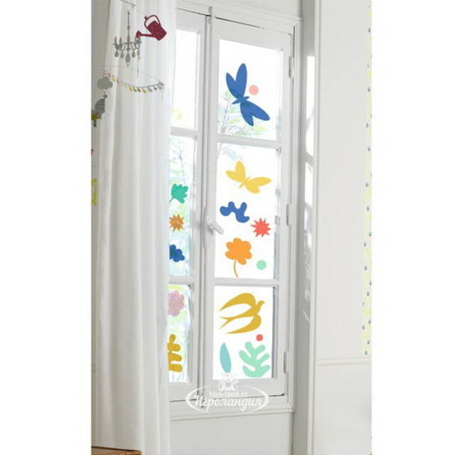 Детские наклейки на окна Фантазия, 36 шт DJECO (Джеко)