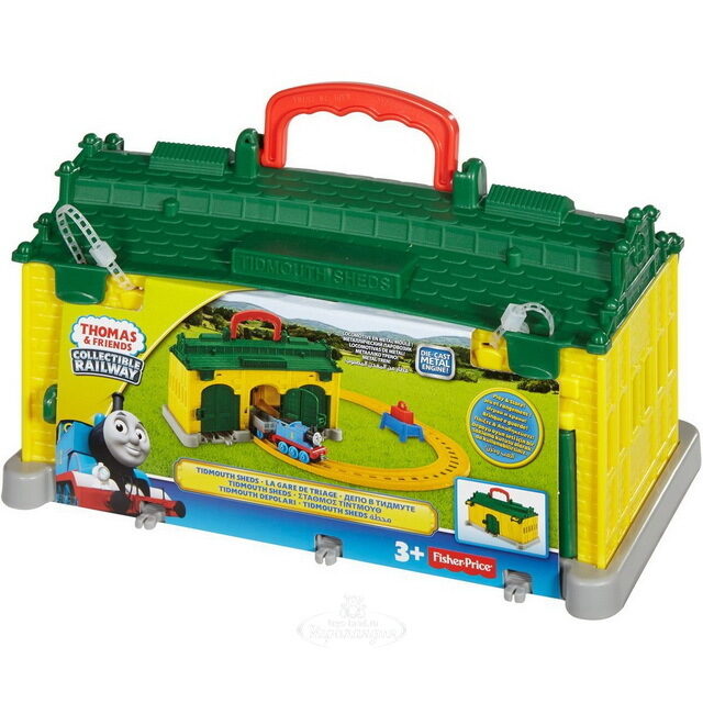 Железная дорога Томас и его друзья - Депо Тидмута Fisher Price (Фишер Прайс)