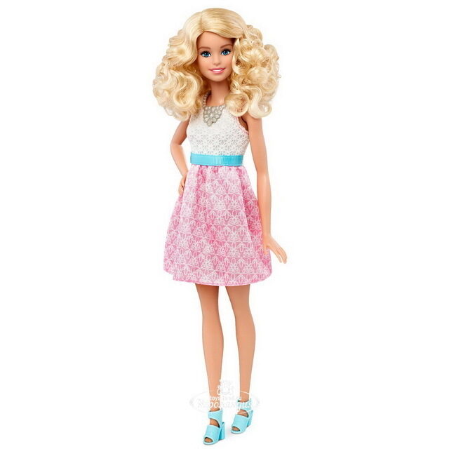 Кукла Барби Игра с Модой - в кружевном платье 29 см Mattel