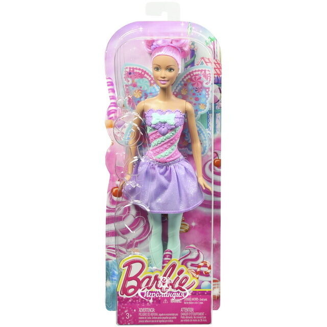 Кукла Барби - Фея в розово-сиреневом наряде 29 см Mattel