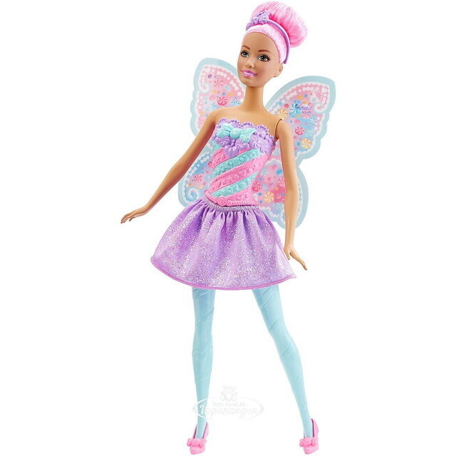 Кукла Барби - Фея в розово-сиреневом наряде 29 см Mattel