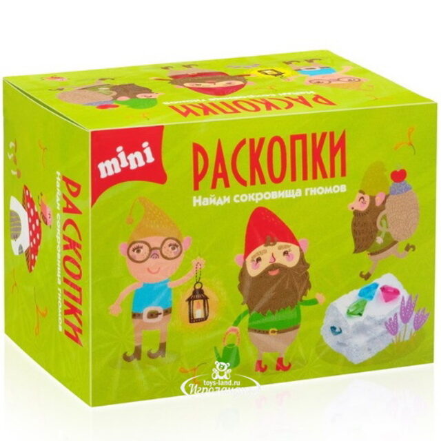 Мини набор археолога Настоящие раскопки: Сокровища Гномов Bumbaram