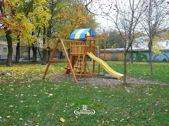 Детская игровая площадка Аляска для улицы, дерево Самсон