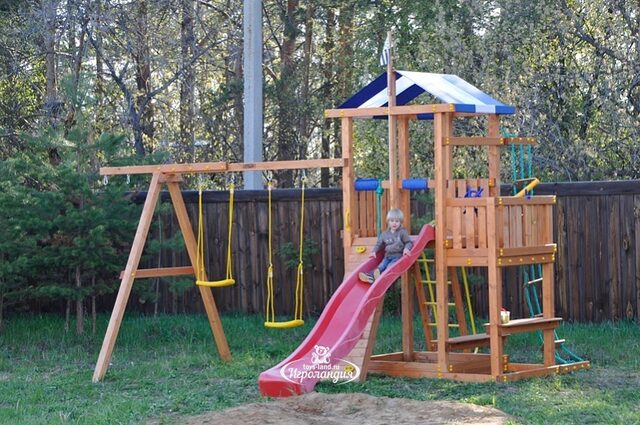 Детская игровая площадка Бретань для улицы, дерево Самсон