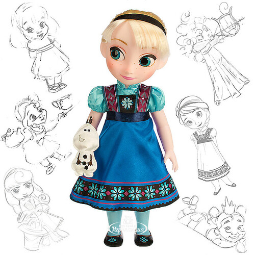 Кукла Эльза - Холодное Сердце Disney Animators' Collection 40 см Disney Store