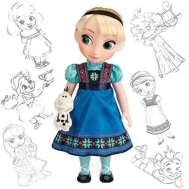 Кукла Эльза - Холодное Сердце Disney Animators' Collection 40 см Disney Store