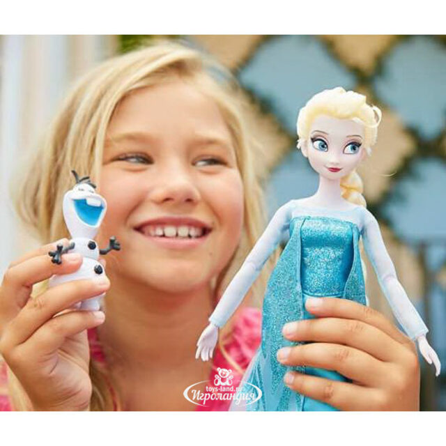 Кукла Дисней Эльза с Олафом - Холодное Сердце 30 см Disney Store